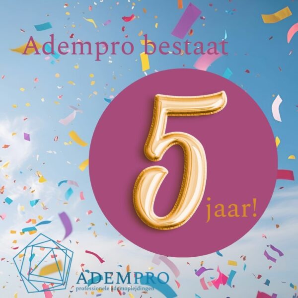Ademcirkel jubileum 5 jaar! - Afbeelding 2