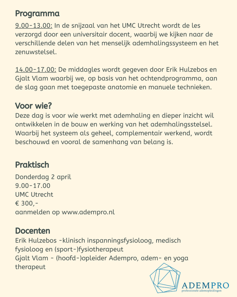 Anatomie in de snijzaal - 5 november 2026